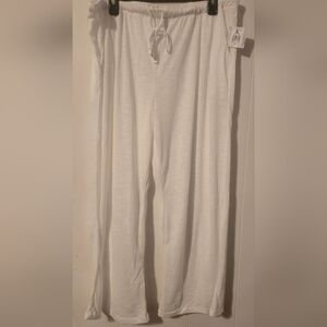 Elegant White Women's Pajama Pants